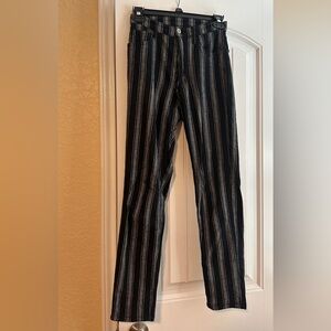 Brandy Melville Black and White Striped Pants